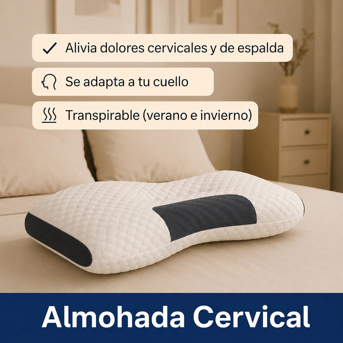 Almohada Ortopédica Cervical